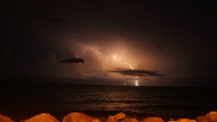 Sea nature water clouds storm