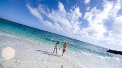 Sea nature water sun woman asians models bikini Sena Ayanami