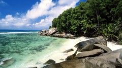 Sea ocean Islands pirates Seychelles cove