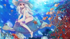 Sea ocean woman Anime Latale Ogplanet