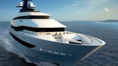 Sea ocean Yachts front view cgi luxury boats oceanco