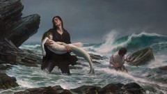 Sea paintings mermaids artwork fantasy art Donato Giancola