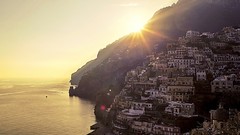 Sea panorama Italy cities italia positano