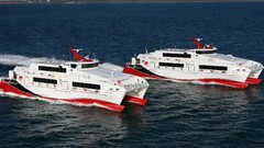 Sea ships catamaran