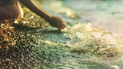 Sea stones lights arm Glitter gravel