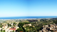 Sea summer panorama italia calabria