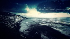 Sea sun sleeping rocks Brazil inspiration message Photo 