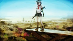 Sea Trees grass water weapons tower red eyes houses shirts 