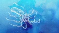 Sea Typography Hooks underwater artwork octopuses