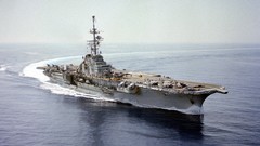 Sea water blue ocean War ships Boats turn marine French Carrier 