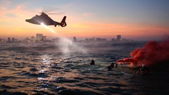 Sea water Helicopters military coast guard
