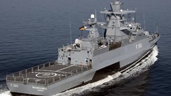 Sea water ocean ships Boats marine Navy fleet Corvette German 