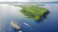 Sea water ocean War Green ships Boats marine Islands military 