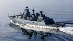 Sea water ocean War smoke ships Boats marine military Navy 