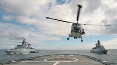 Sea water War ships Helicopters Boats marine military Navy 