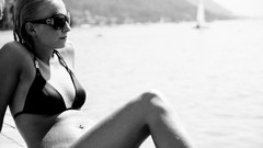 Sea woman breeze sunglasses feel piercings bra complex magazine