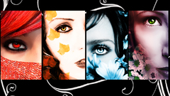 Seanson abstract Women faces