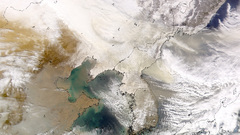 Seawifs China snow high