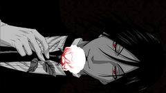 Sebastian michaelis red eyes