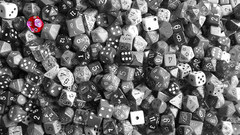 Selective coloring Games dice