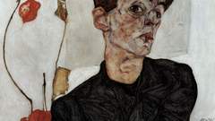 Self portrait egon schiele
