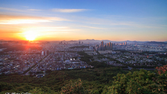 Seoul sunrise high military