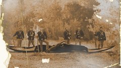 Sepia Civil War military