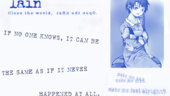 Serial experiments lain Experiment