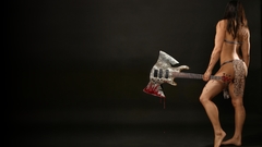 Sexy model guitar axe
