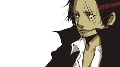 Shanks Simple Background anime boys One Piece (anime)