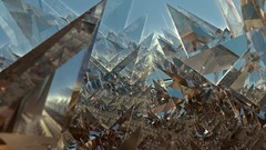 Shards crystals reflections artwork