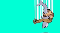 Sharks Simple Background Mike