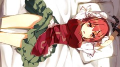 Sheet Bound beds red eyes Ribbons handcuffs pillows skirts 