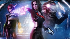 Shepard fan art mass effect 3 artwork video games FemShep 