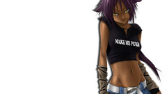 Shihouin yoruichi Simple Background