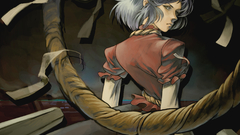 Shimenawa anime girls looking