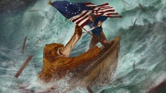 Ships American Flag Tigers George Washington