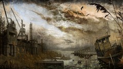 Ships apocalyptic rivers video games post-apocalyptic 