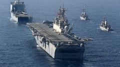 Ships bay fleet assault USS Bataan US Navy Royal Navy