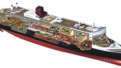 Ships Cruiser diagram Queen Mary 2