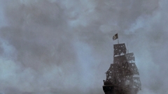 Ships fog Pirates of