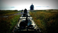 Ships military landing BTR Russian Navy apc