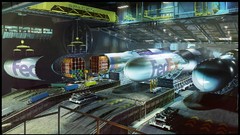 Ships rocket Cranes transportation travel trucks spaceships 