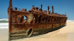 Ships shipwrecks vehicles rusted