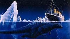 Ships Titanic Godzilla icebergs