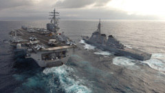 Ships vehicles aircraft carriers.