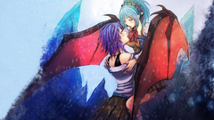 Shirayuki mizore purple hair