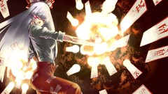 Shirts grin white hair