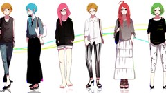 Shoes glasses jeans white background Shorts red eyes 