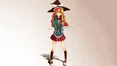 Shoes headphones tie hats bows shirts blondes skirts smiling 